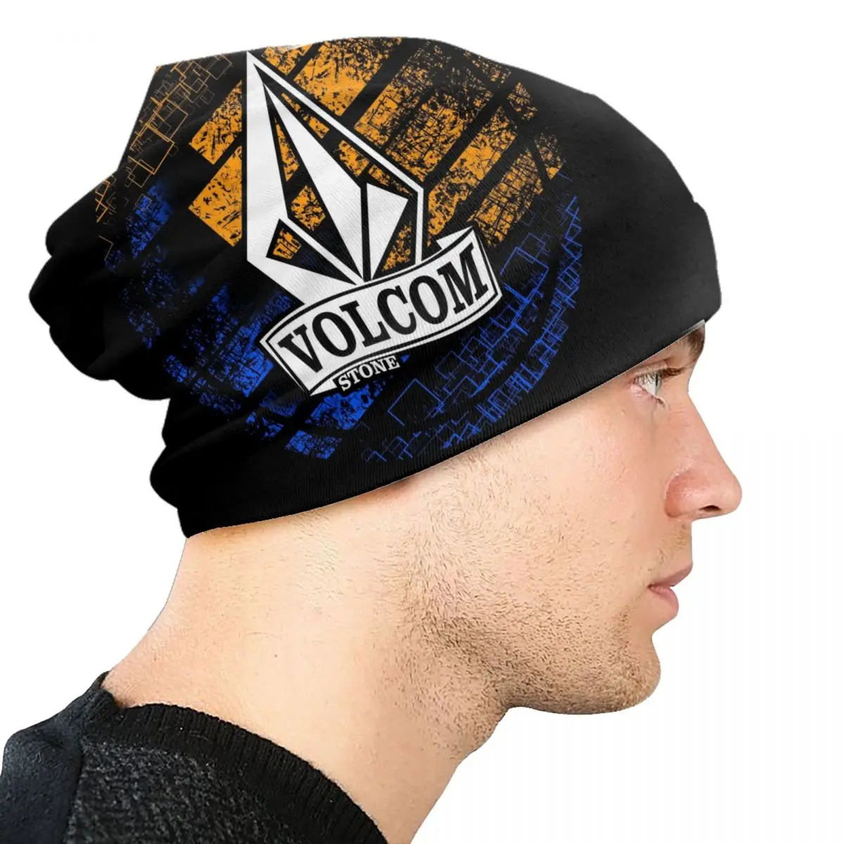 Custom Volcoms Logo Beanie Cap Unisex Winter Warm Bonnet Homme Knitted Hats Cool Outdoor Skullies Beanies Caps For Men Women