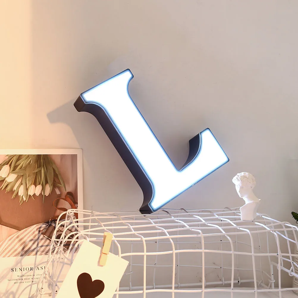 LED Letter Light Sign Alphabet Shaped Night Lamp Romantic Decor LED Lights Projector Home Wedding Party Neon Signs Small Night