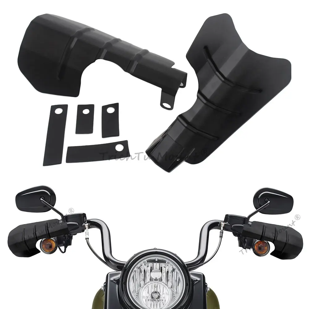 Motorcycle  Shade Handguards Handlebar Guards Decorative Kit For Low Rider S Sport Glide  Harley 2012-2024 Softail Fat Bob Slim