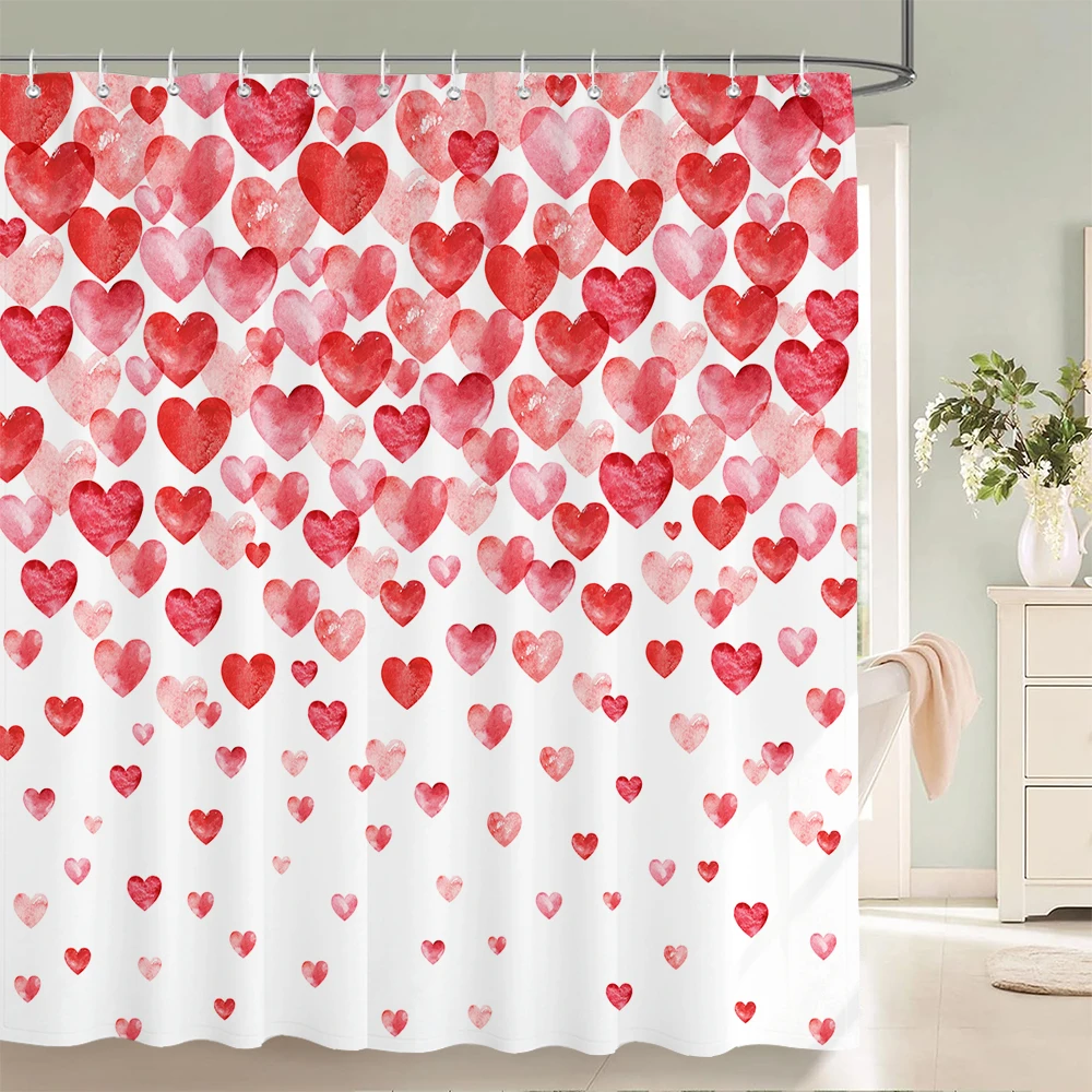 Colorful Geometry Shower Curtain 3d Bathroom Curtain With Hooks Decorative Partition Screen 180*240 Polyester Washable Cloth