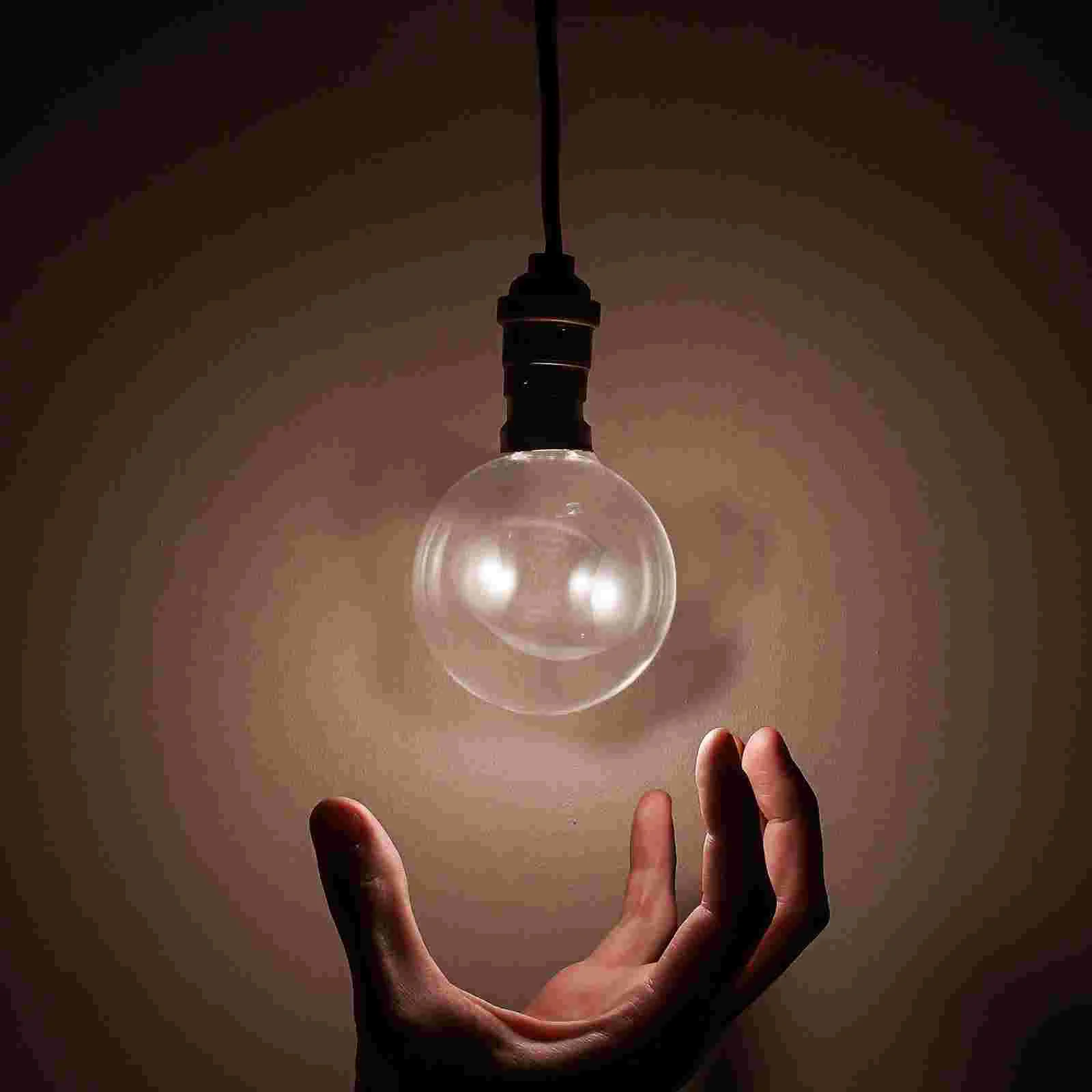 Light Covers G4 Round Ball Lampshade Living Room Multi-head Chandelier Ceiling Simple Glass Replacement Transparent