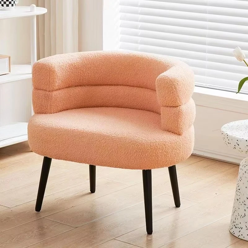 Luxury Gold Modern Casual Suit Velvet Hotel Office Armchair Home Living Room Furniture Sofa Chair