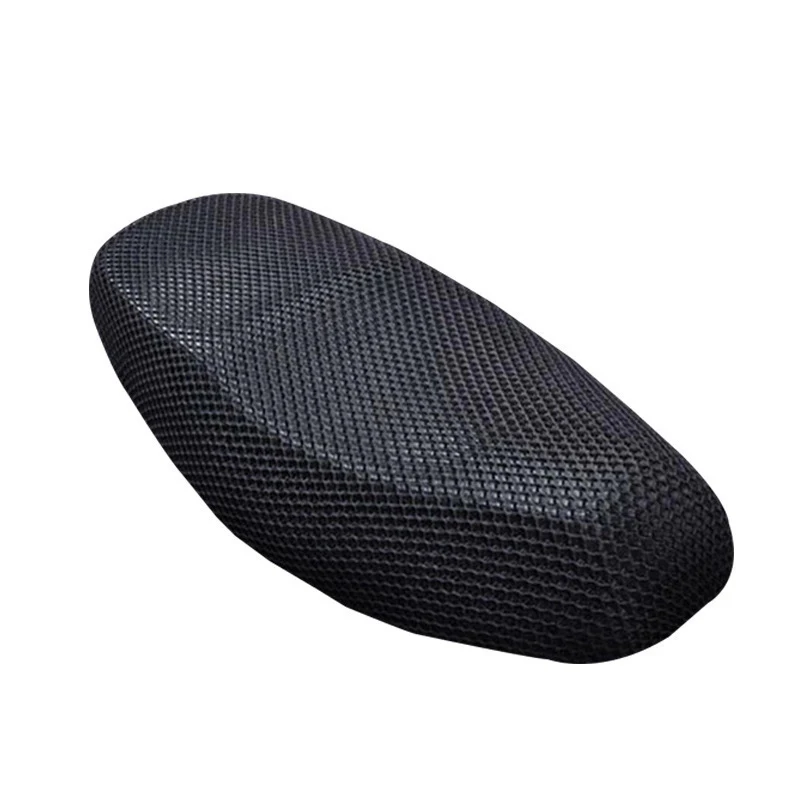 Juste de siège respirante universelle en maille 3D pour moto, coussin de protection de siège, protection solaire d'été, housse de siège coordonnante pour scooter