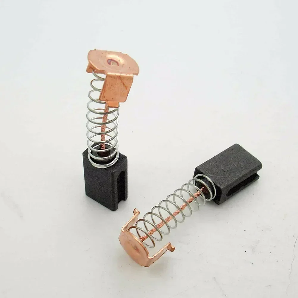 Spazzole di grafite smerigliatrice angolare elettrica spazzola di carbone motore 2Pcs per utensile elettrico Red Power Devil screw fix B & Q