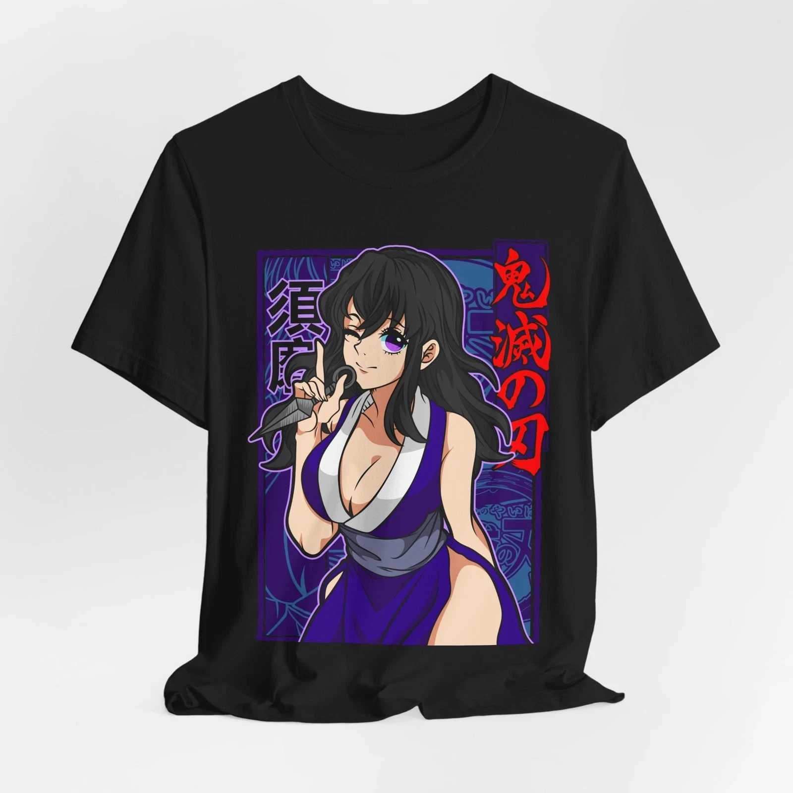Sommerliches Anime-Grafik-T-Shirt, sexy Waifu-Shirt für Otaku, Kawaii Anime-Fan-Geschenk, Herren-T-Shirt mit Rundhalsausschnitt und kurzen Ärmeln