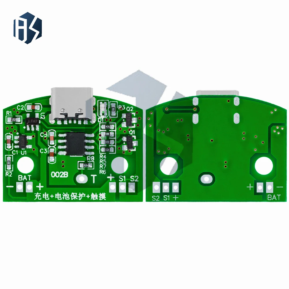 Circuit imprimé de lampe de Table 8w type-c, chargement USB, trois vitesses, gradation continue, Led tactile, petite lampe de nuit, Module de commande vert
