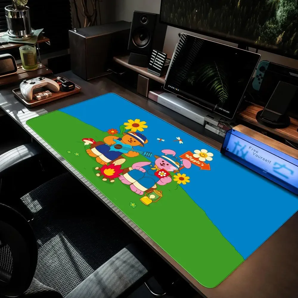 لوحة ماوس Wiggles Wiggles MouseMat XXL ملحقات الكمبيوتر لوحة مفاتيح كبيرة لطاولة الكمبيوتر المحمول المنتج الجديد لألعاب الألعاب