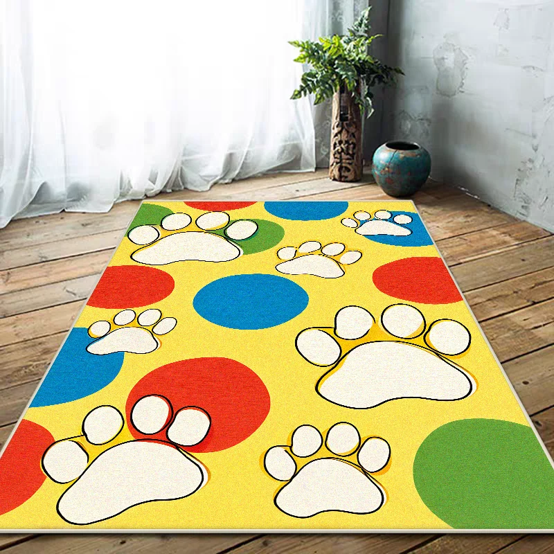 

Коврик с принтом кошачьей лапы — мягкий нескользящий плюшевый коврик для спальни, гостиной, дивана, детской игровой площадки, пушистый ковер для домашнего декора