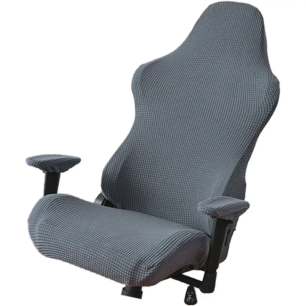 1Set Stretch Gaming Chair Protector Soft Elastic Washable Cover Slipcover Office Computer Chair Cover Scratch Resistant Pet