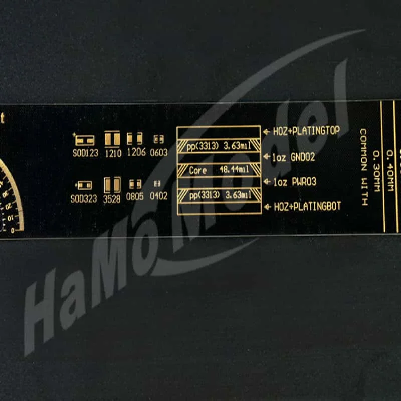 PCB Ruler Multi-functional Protractor Gold Sinking Process Personalized Design for Professional Measurement Tool