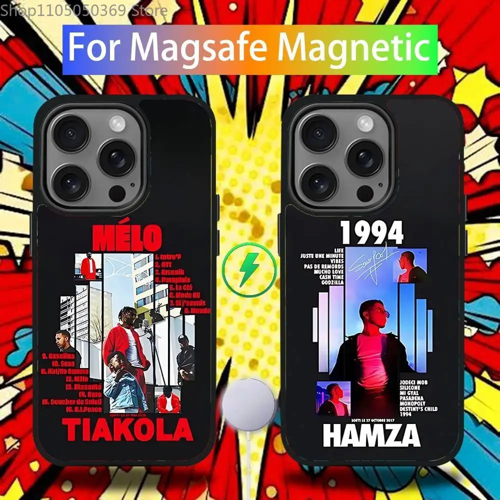 

T-Tiakola M3lo MELO Phone Case For iPhone 17,16,15,14,13,12,11,Pro,Max,Plus,Mini,SE4,E Magnetic Magsafe Wireless Charging