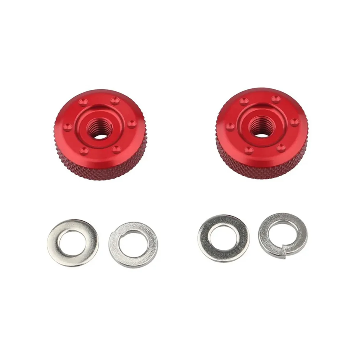 Motorcycle Chain Adjustment Nuts for CT125 Hunter Trail 125 ST125 125 Grom MONKEY(Red)