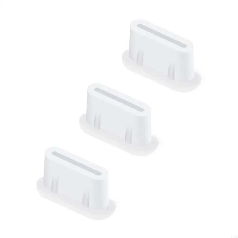 Y8AD Pack of 3pcs Silicone Dust Covers for Type C Port UAV and Phones Water Resistant Dust Plugs for Avata 2