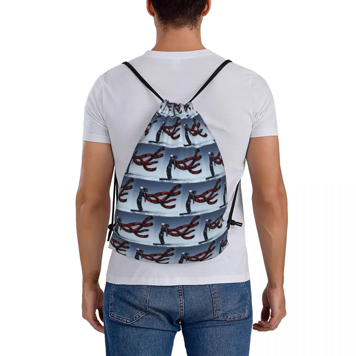 The Final Version Backpacks Portable Drawstring Bags Shoes Bag Book Bags for Man Woman School