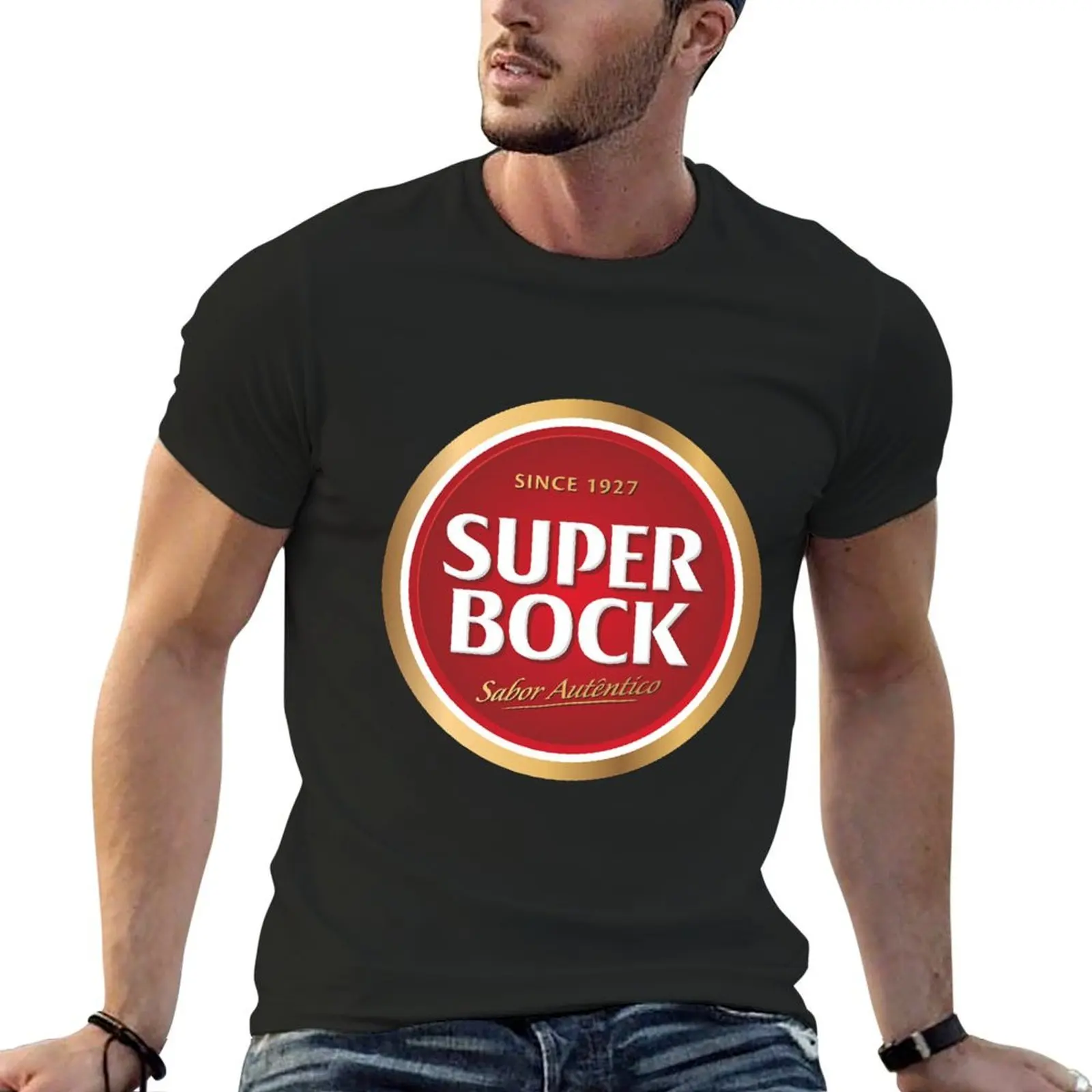 Super bock T-Shirt for a boy vintage clothes man clothes Men's t-shirts