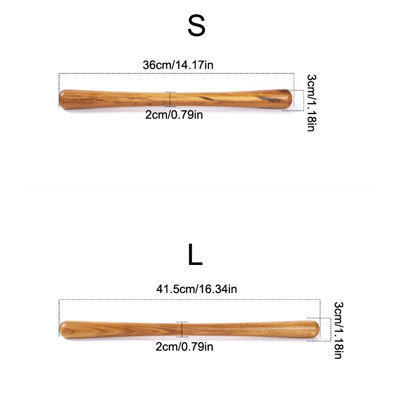 S/L الطبيعية خشبية نقطة الوخز التنصت تدليك المطرقة عصا السيلوليت غوا شا تدليك العضلات لتخفيف الآلام مدلك العضلات الاسترخاء
