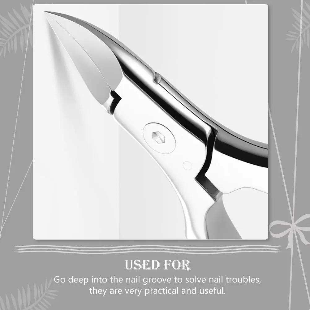 ชุดตัดเล็บสแตนเลส 1 ชุด พร้อมที่ตัดหนังกำพร้า สำหรับตัดหนังที่ตายแล้ว อุปกรณ์ทำเล็บเท้า ดูแลเล็บและหนังกำพร้า
