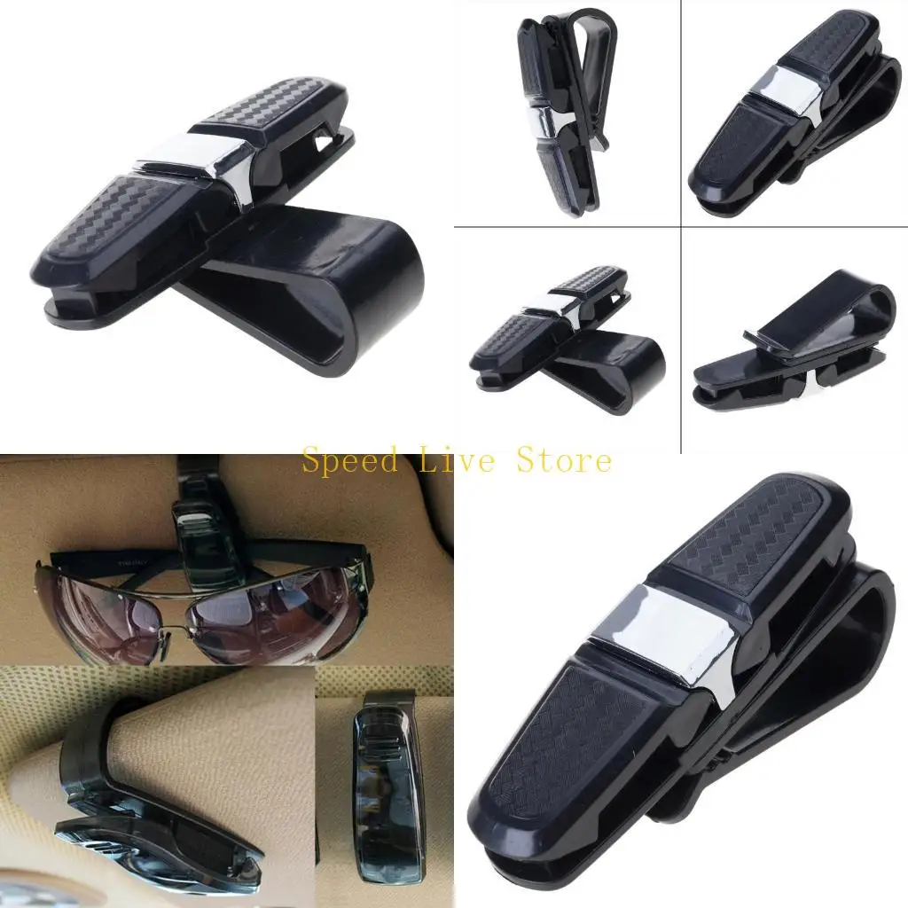 

547C черный держатель для очков для автомобиля, солнцезащитный козырек для спинок сидений, люки на крыше, автомобильные