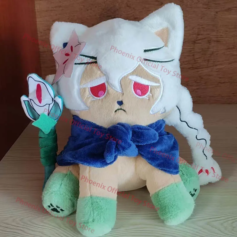 جديد الأبيض زنبق كوكي أفخم كوكي تشغيل المملكة نيثير غاشا بلوشي Kawaii محشوة دمية لينة ديكور المنزل لعبة الأطفال هدية #5