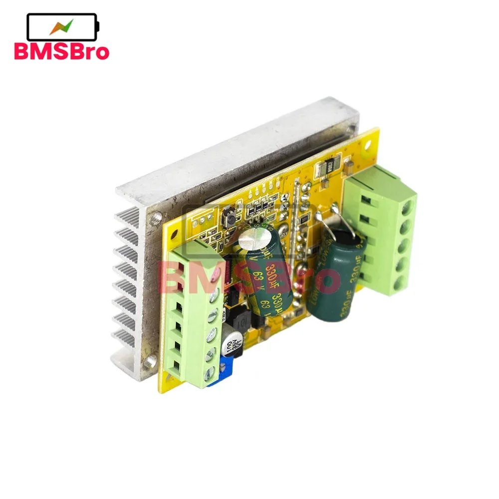 Three-phase DC Brushless Motor Controller DC6.5-50V 380W BLDC PWM signal Without Hall Sensor Hall Motor Control Driver Board