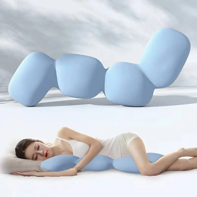 Memory Foam Hold In Bed Sleeping Body For Pregnant Women Sleeper Ice Silk Comfort Long Pillow Orthopedic Decorative Cushion