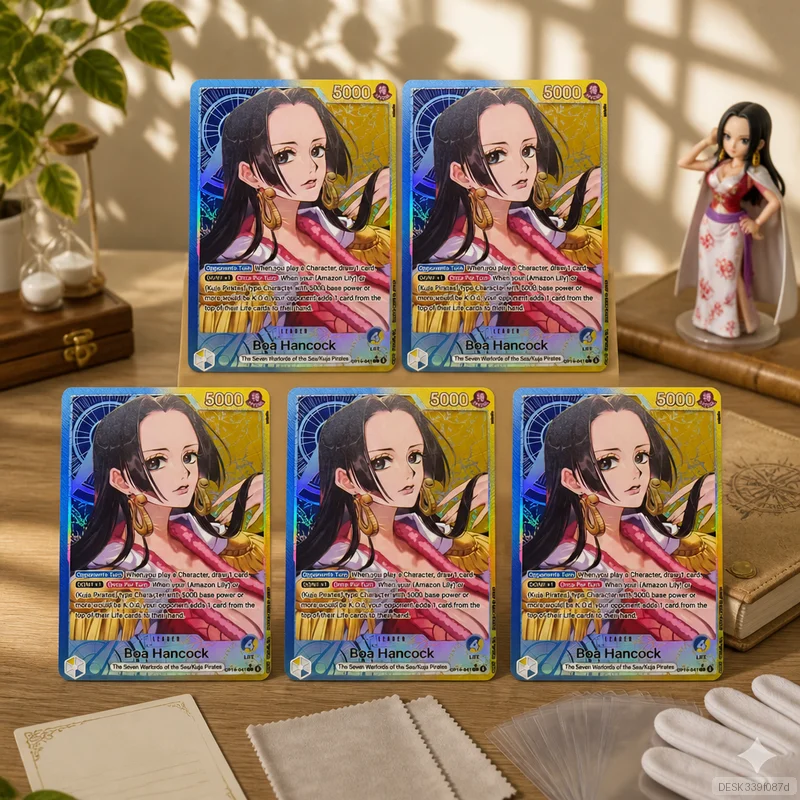 Boa Hancock OP14-041 en DIY OPCG Collection Cards Self Made Single Card Classic Game Anime Card Gift Toy 5PCS 10PCS Set