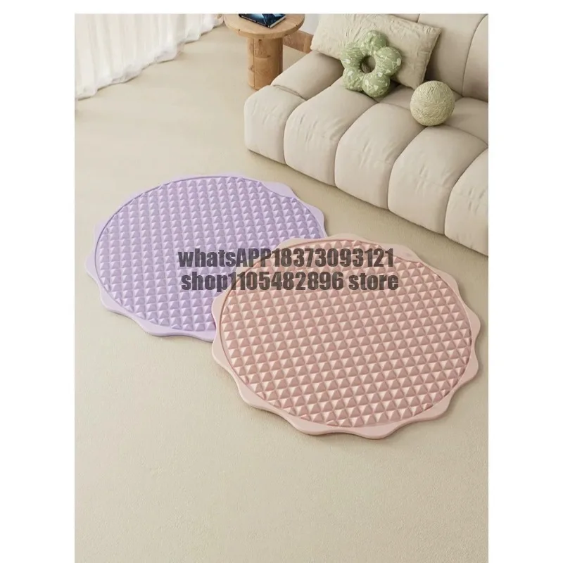 Shiatsu board, super jogging, soft silicone decompression, help sleep, fat burning, indoor running in place, foot massage pad