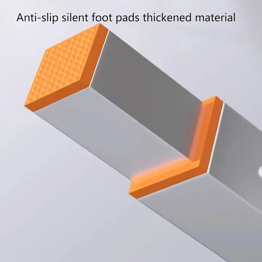 Adjustable Height Folding Step Ladder with Carry Handle, 330 lbs Capacity, 140 cm Tall Storage Bench