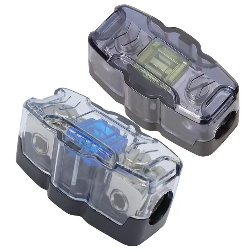 Fuse Block LED Indicator Fuse Block Panel Fuse Block 4 Circuit With Ground And Cover Waterproof Bus Fuse Box Marine Fuse Panel