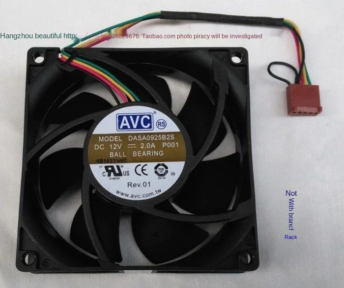 Brand New for AVC 9025 9CM DASA0925B2S 12V 2.0A ML350 G6 4-Wire Reverse Temperature Control Cooling Fan