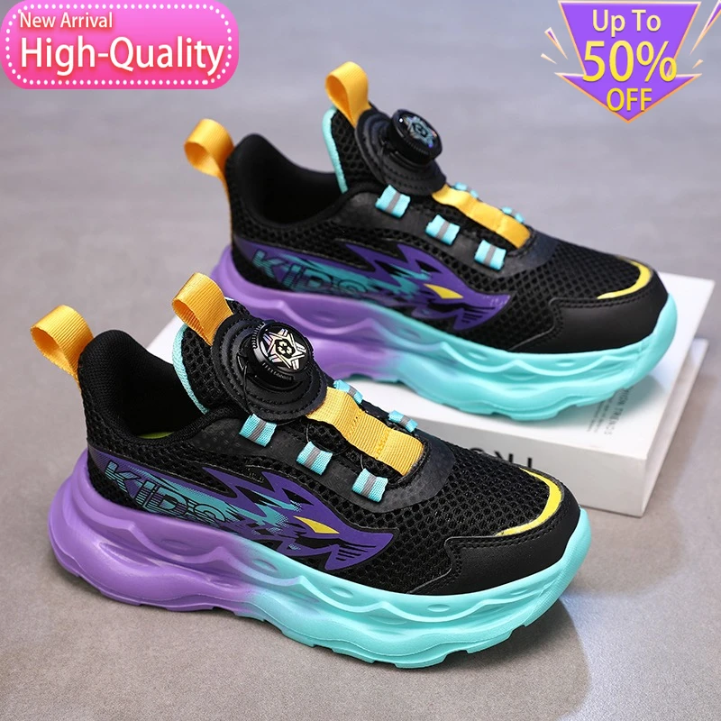 

Новые летние модные детские спортивные кроссовки с низким вырезом, гибкие и легкие кроссовки для бега, универсальная защита стопы, повседневная обувь