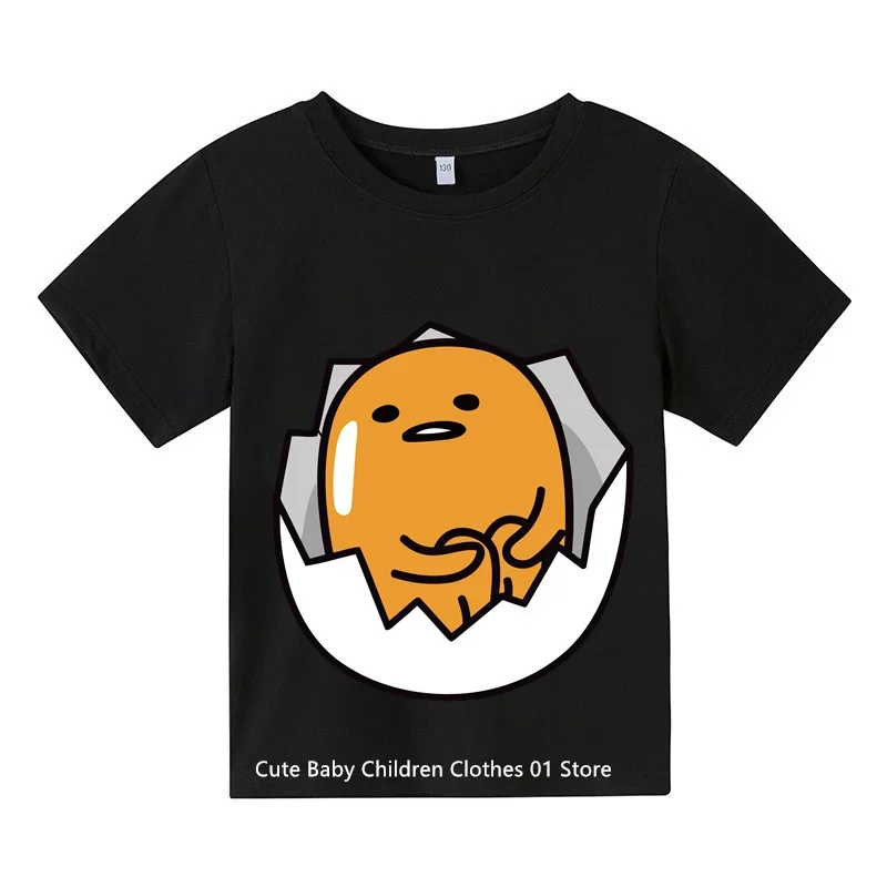 Kids Gudetama Short Sleeve Baby Boys Clothing Girls Short Sleeve0.080.07Summer Boys T-shirt cartoon short sleeve top