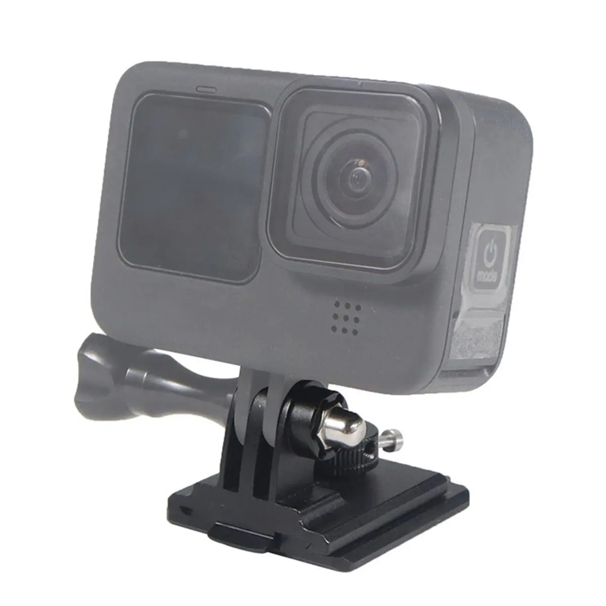 goodidea Motorcycle Helmet Fix Mount+Adapter for GoPro Hero 13 12 11 10 for DJI Action 2 3 4 for Insta360 X/ONE RS Camera