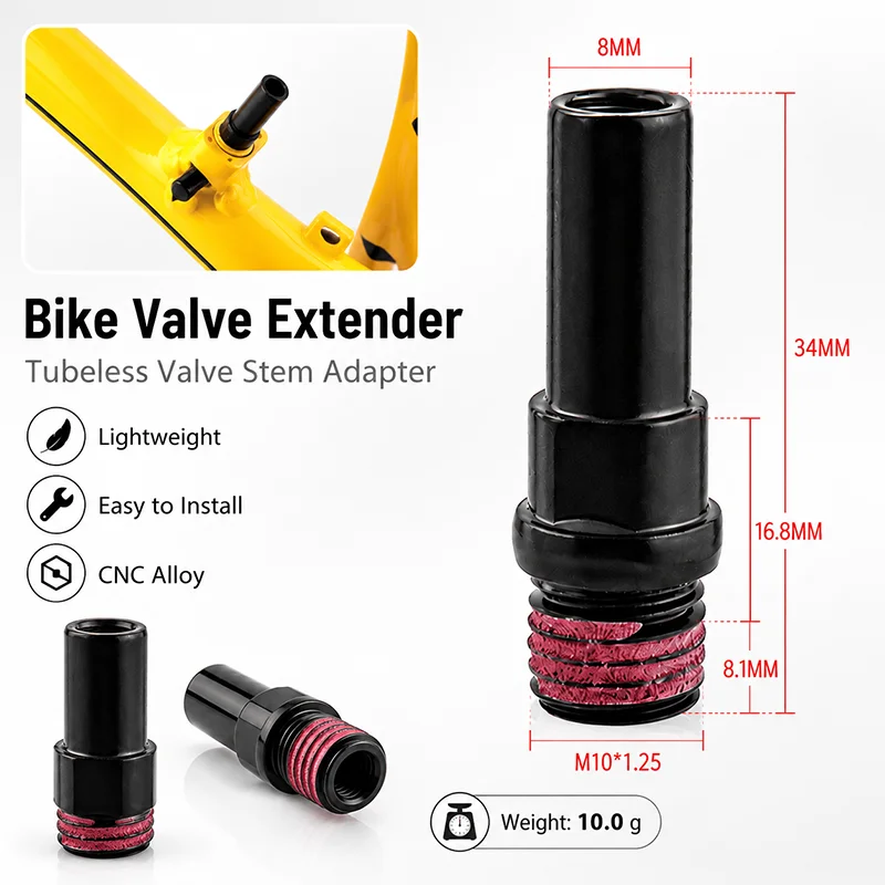 4PCS Aluminum Alloy Bicycle V-Brake Post Extender M10x1.25 Cantilever Brake Boss Extension for MTB Folding Bike