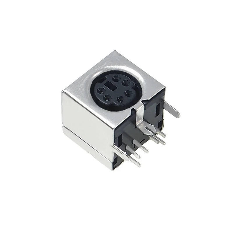 10PCS PS2 socket 6P purple/green/black 6 cores, keyboard and mouse socket PS-2 interface S terminal, all-inclusive