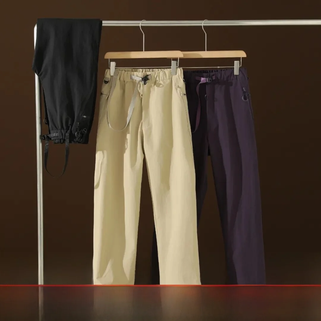 

Высококачественные повседневные брюки с застежкой-молнией, функциональные водонепроницаемые походные горные серии, прямые брюки на молнии, нейлоновая ткань