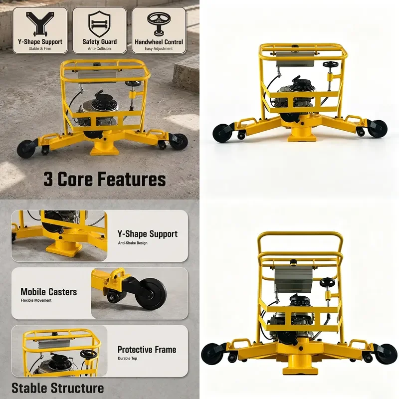 Rail Profile Grinder Four Stroke Power Rail Grinder for Railway Track Maintenance Work