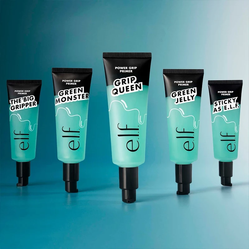Elf Power Grip Primer Gel Hidratante Facial para Fixação da Maquiagem de Longa Duração e Melhoria da Textura da Pele