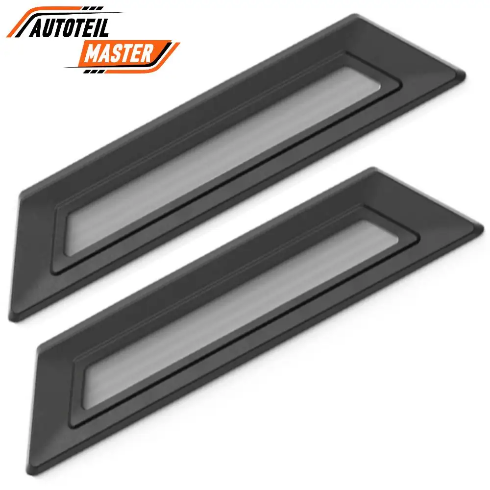 2pcs Backseat Air Vent Cover For Tesla Cybertruck 2024 Under Seat Rear Air Vent Protect Cover Grille  Anti-block ABS Accessories