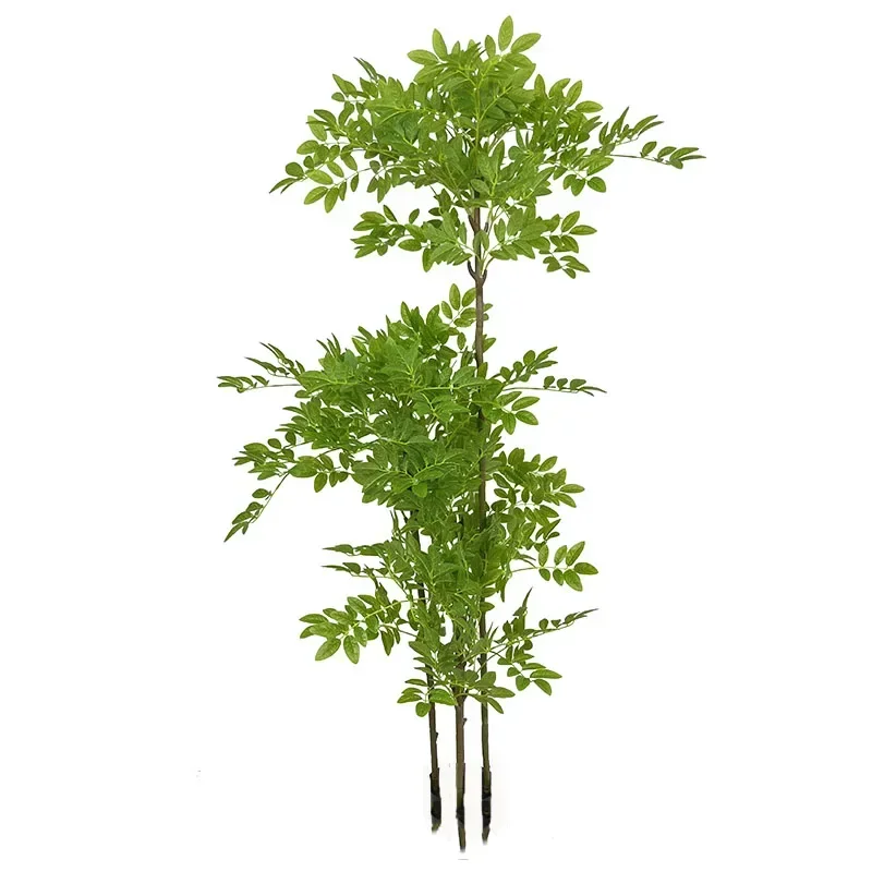 43-70 Zoll großer künstlicher tropischer Palme aus Kunststoff, flauschiger Baum, fühlt sich echt an, glückliche Baumblätter für Zuhause, Garten, Geschäft, Zimmerdekoration – Detail 14