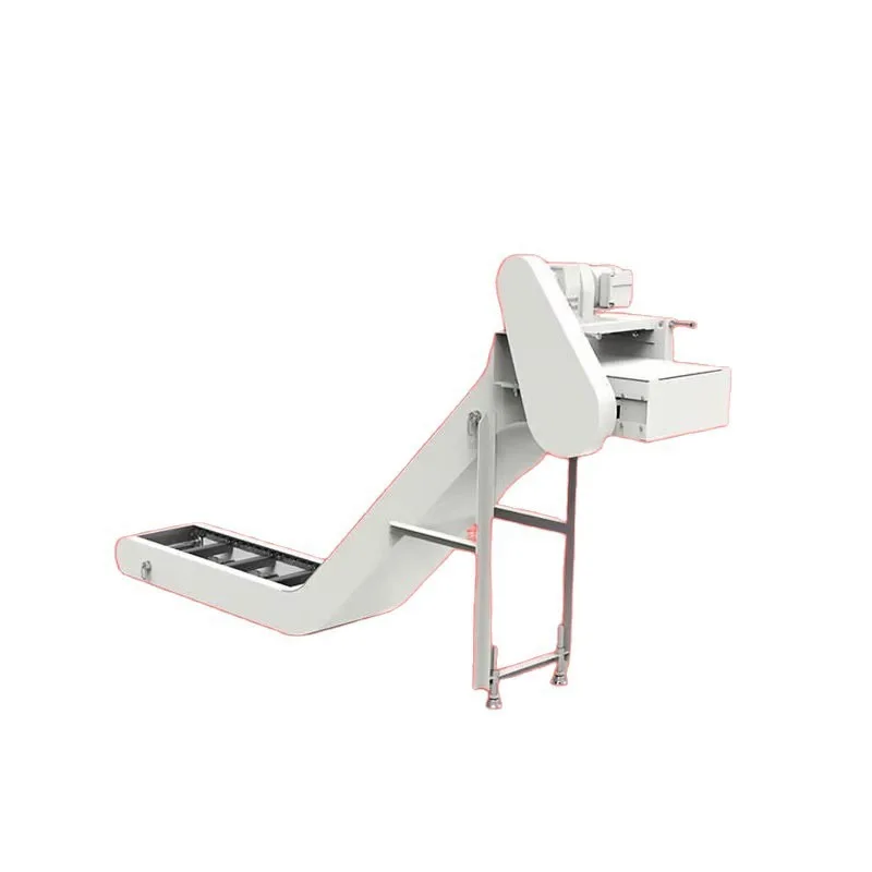 

Conveying iron filings numerical control machine tool scraper chip removal machine including roller chip removal