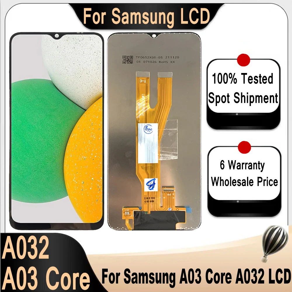 6.5 inch For SAMSUNG A03 Core LCD A032 LCD A032F A032F/DS Display Touch Screen Digitizer Assembly For Samsung A032F LCD