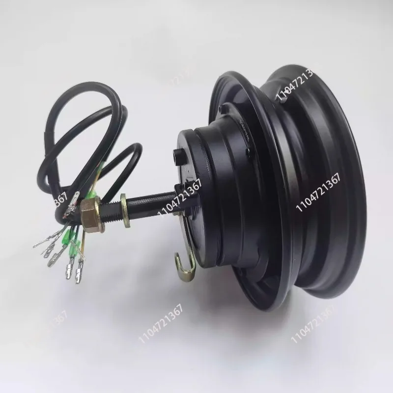 10inch Single Side Shaft Brushless Hub Motor Small Tricycle Mobility Scooter Rear Wheel Drum Brake Motor