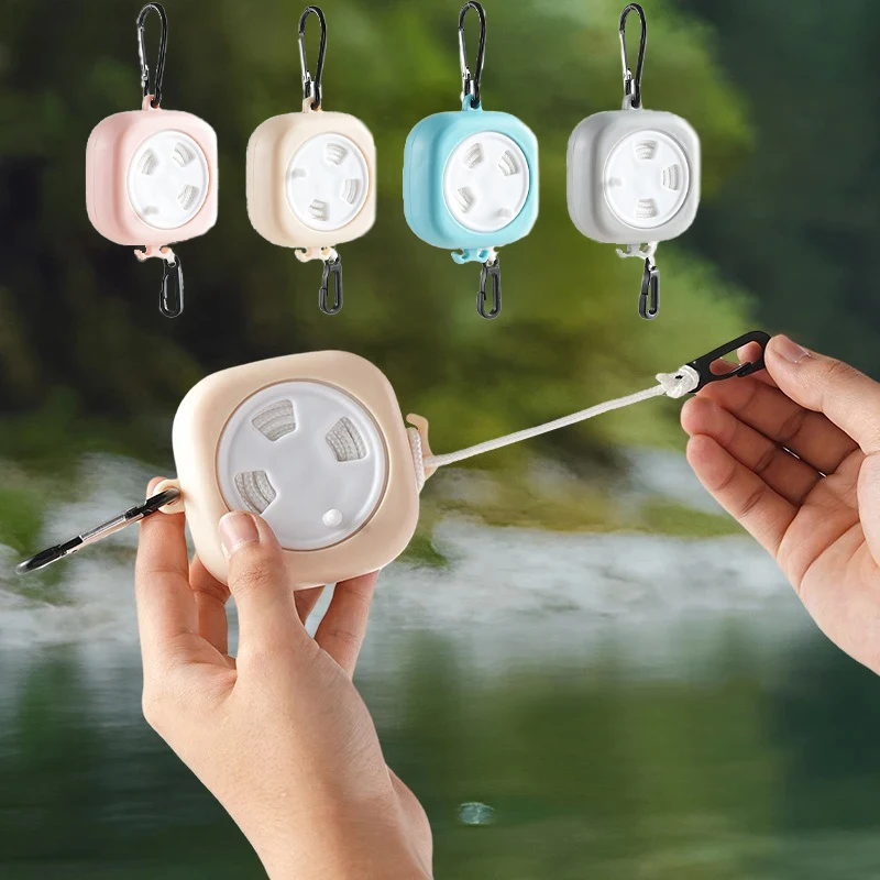 

32-Foot Retractable Camping Clothesline Durable ABS Lightweight Clothesline for Camping,Indoor & Outdoor Durable Clothes Line