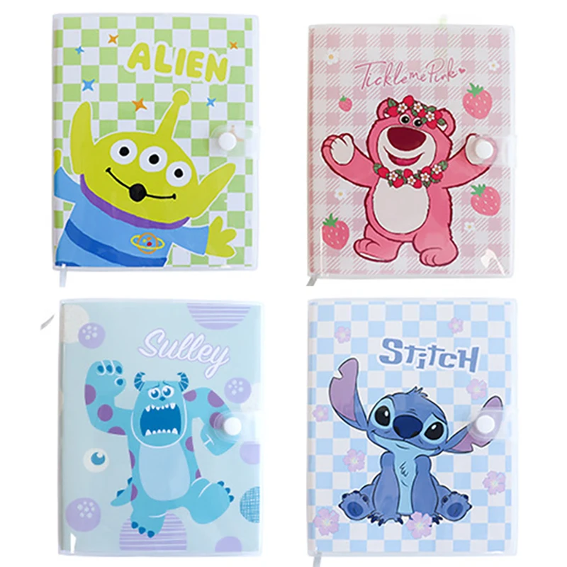 Disney Notebook Stitch Lotso Alien Sullivan Student Hand Account Horizontal Planners Notepad Learning Stationery School Supplies