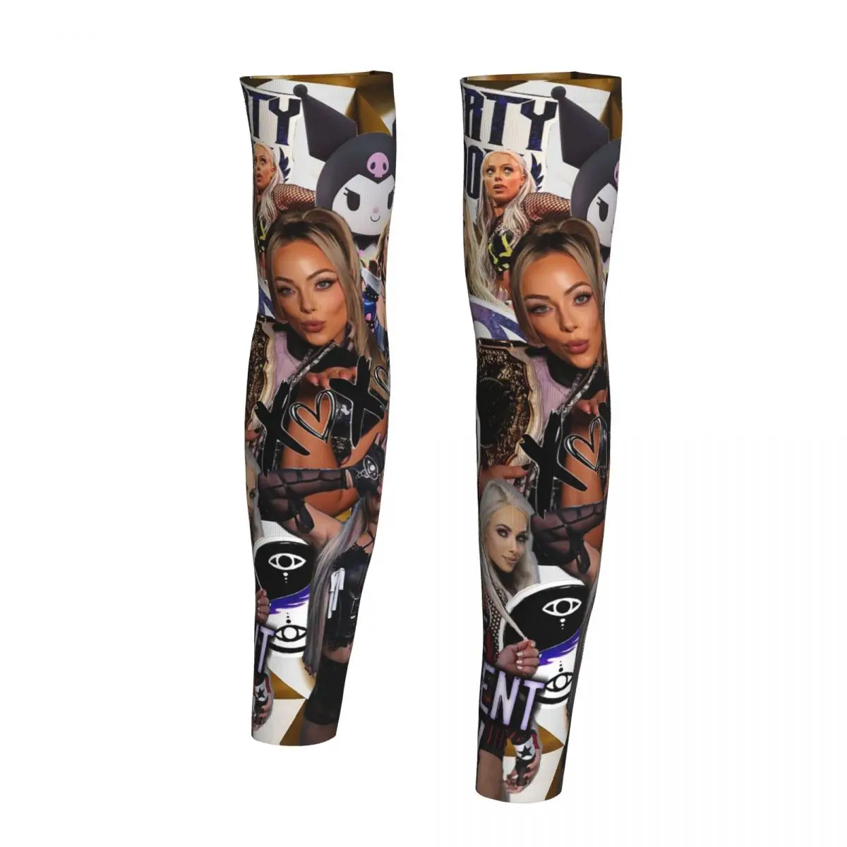 Liv Morgan Рукава Мужчины Женщины Солнце УФ-защита Татуировки Прикрытие Спорт Охлаждение Велоспорт