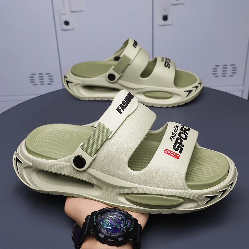 

Men's Slippers for Summer, Non-Slip, Casual, Dual-Purpose, Men's Sports Beach Sandals