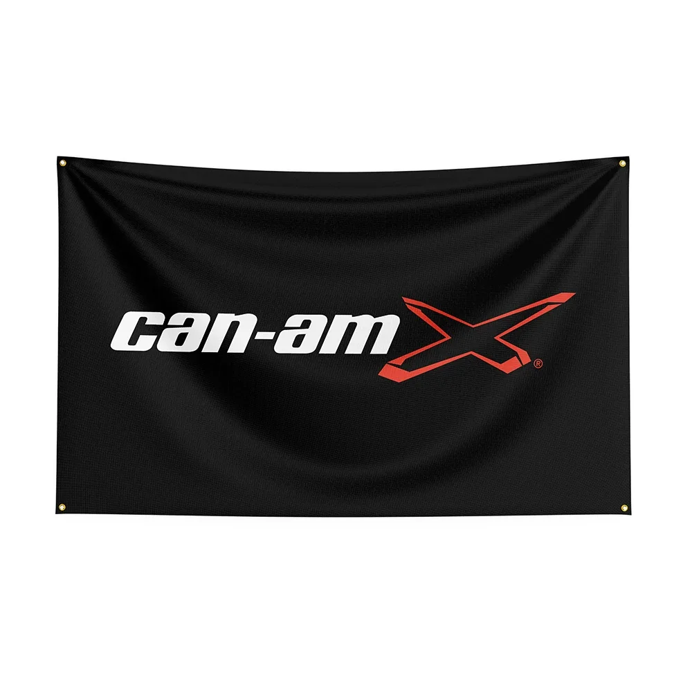 3x5Ft Can-ams Flag Polyester Printed Racing Car Banner For Decor