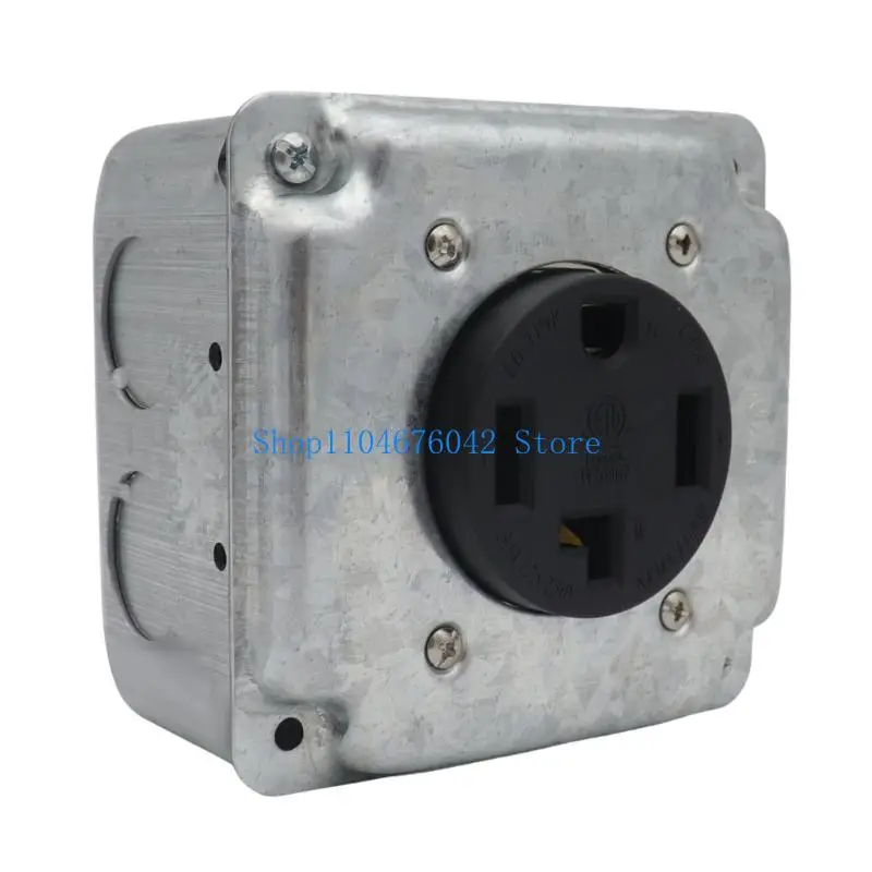 5asd Commercial Grade 30A Electrical Receptacle Installation Package Metal Component