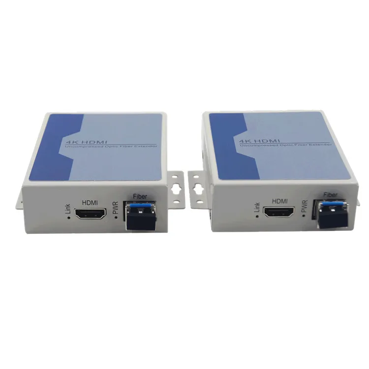 hit productCCTV HD 4K*2K 20KM Optical Extender & KVM Converter with /LC Ports Single Mode Fiber Metal Housing